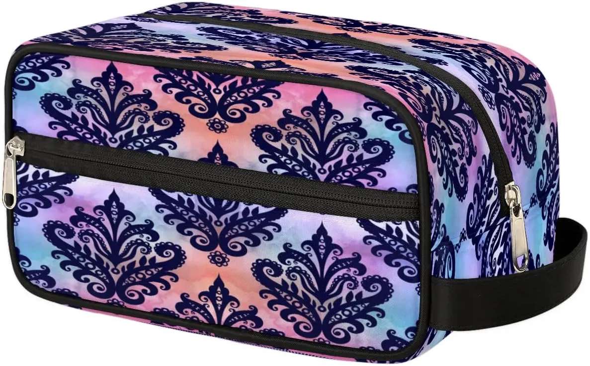 Toiletry Bag for Boys Man Paisley,Travel Toiletry Bag for Woman Comestic Makeup Bag,Waterproof Shaving Bag for Toiletries Accessories Travel Essentials