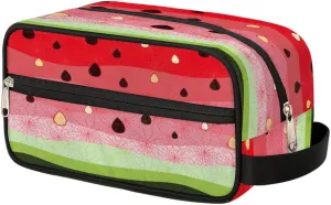 Toiletry Bag for Boys Man Watermelon,Travel Toiletry Bag for Woman Comestic Makeup Bag,Waterproof Shaving Bag for Toiletries Accessories Travel Essentials