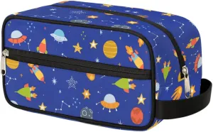 Toiletry Bag for Boys Man,SpaceTravel Toiletry Bag for Woman Comestic Makeup Bag,Waterproof Shaving Bag for Toiletries Accessories Travel Essentials,
