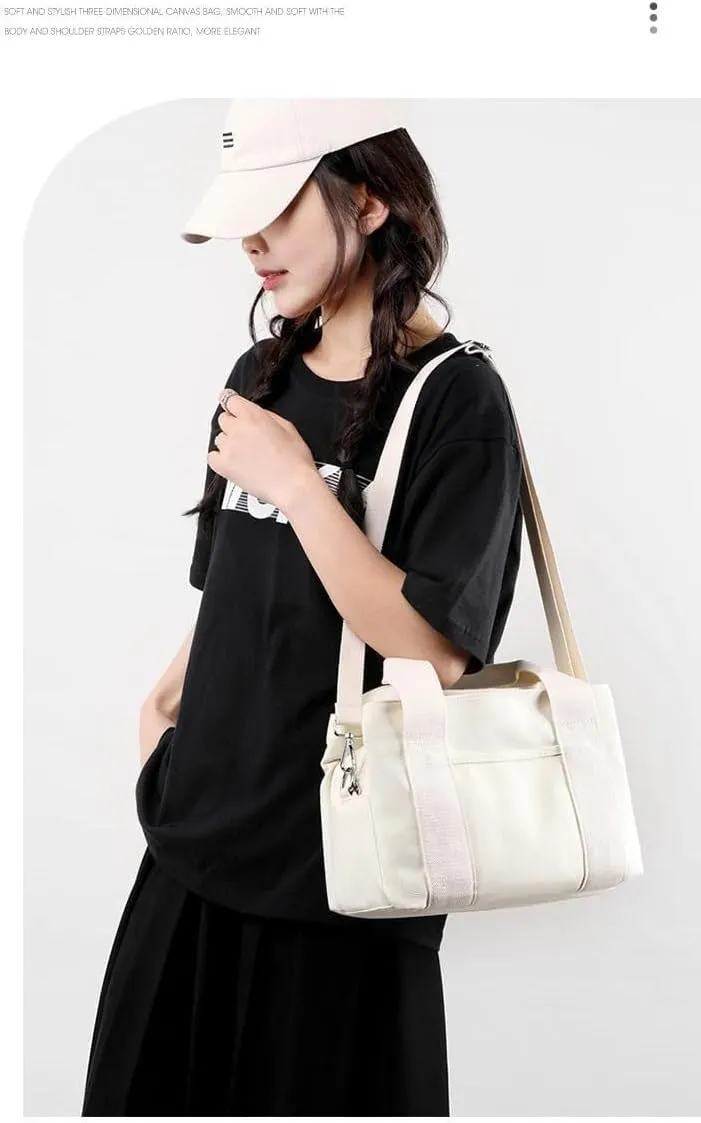 Tote Bag For Women Canvas Hobo Bags Stylish Mini Tote Handbag Fashion Satchel Bag Crossbody Travel Bags
