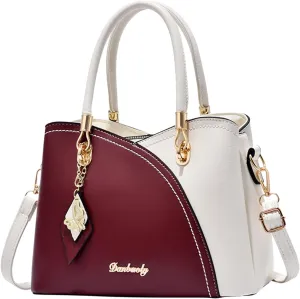 Tote Bag For Women Color Block Women Hobo Handbags Large Capacity Plaid Middle Shoulder Messenger Bag For Daily Work A