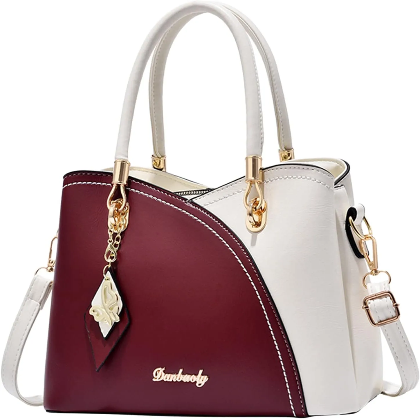 Tote Bag For Women Color Block Women Hobo Handbags Large Capacity Plaid Middle Shoulder Messenger Bag For Daily Work A