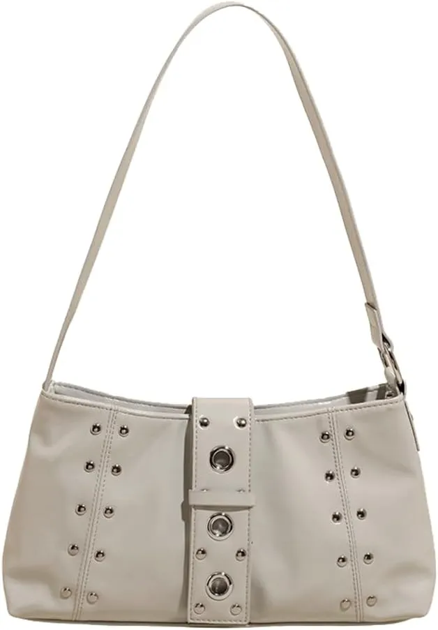 Trendy Leather Shoulder Bags for Women Dumpling Small Hobo Bags Y2k Underarm Purse Ladies Clutch 2025