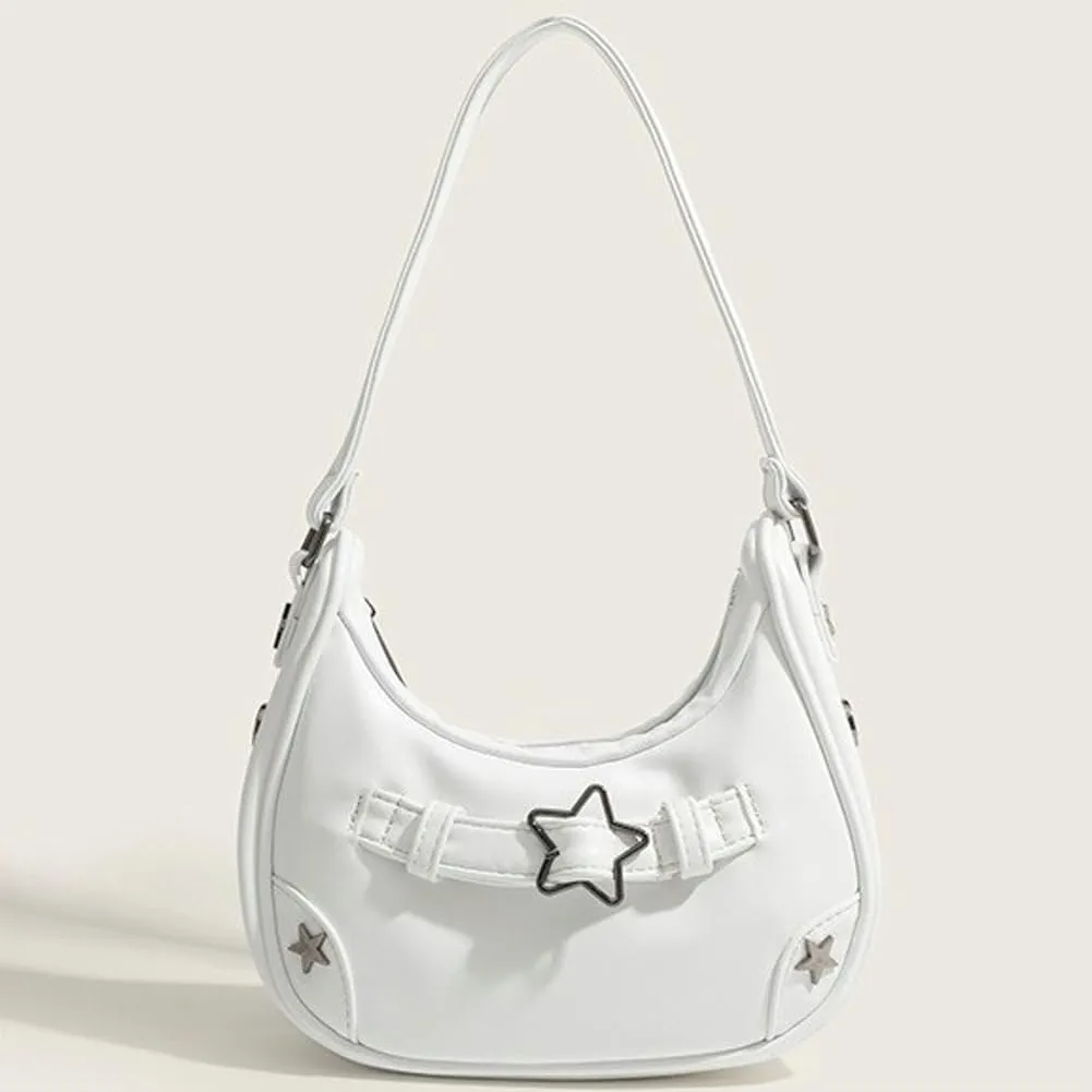 Trendy Purses for Women 2024 Black Purse Women's Shoulder Handbags Trendy Underarm Bag Leather Hobo Bags for Women