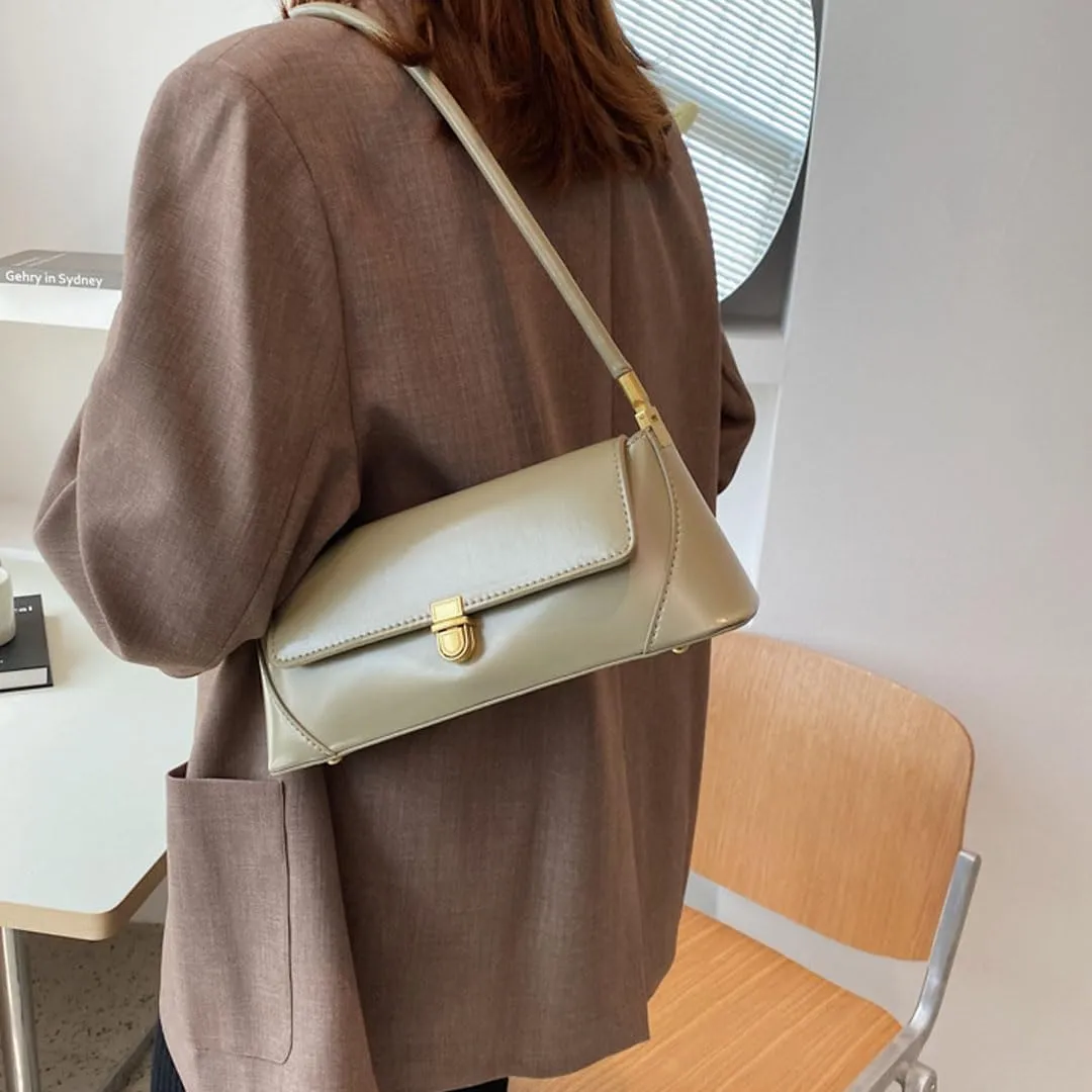 Trendy Purses for Women Satchel Leather Tote Bag Y2k Small Shoulder Bag Vintage Hobo Handbag Evening Clutch Purse