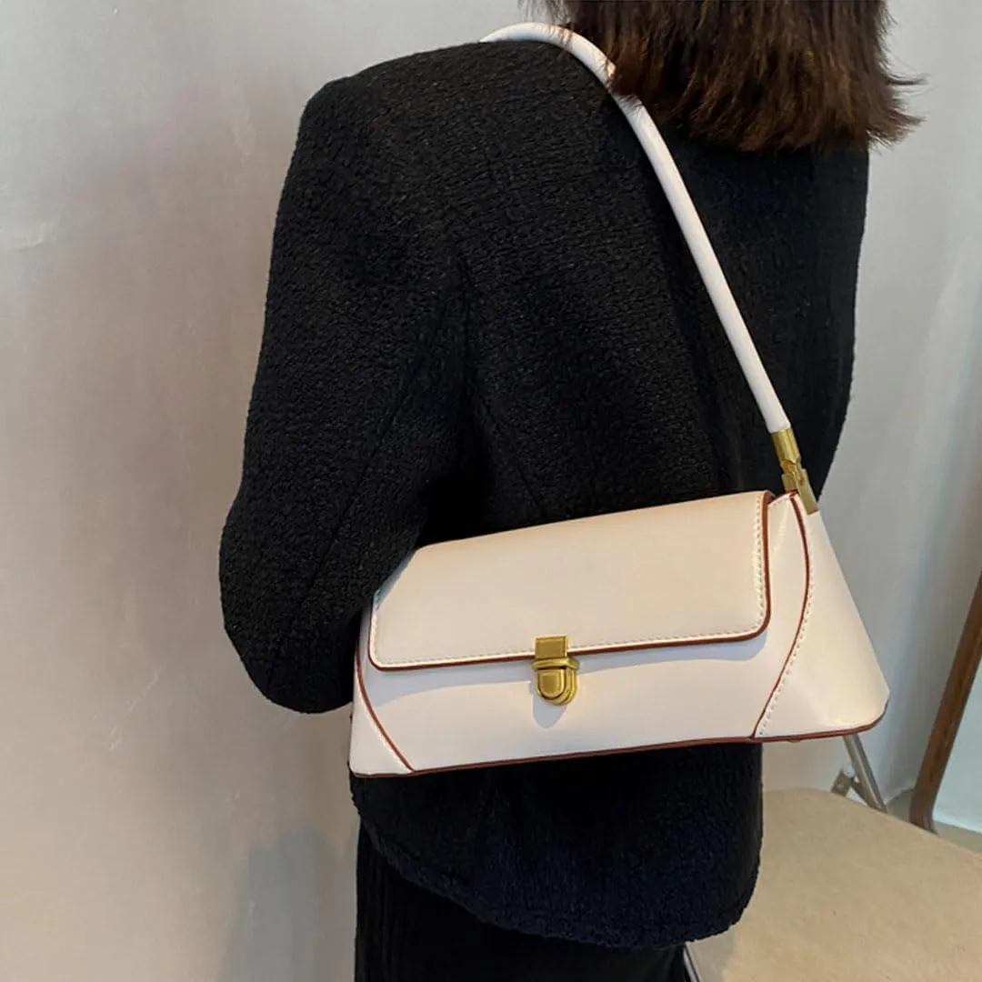 Trendy Purses for Women Satchel Leather Tote Bag Y2k Small Shoulder Bag Vintage Hobo Handbag Evening Clutch Purse