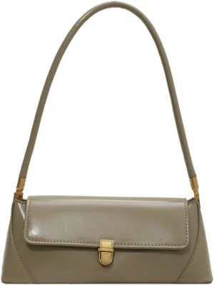 Trendy Purses for Women Satchel Leather Tote Bag Y2k Small Shoulder Bag Vintage Hobo Handbag Evening Clutch Purse