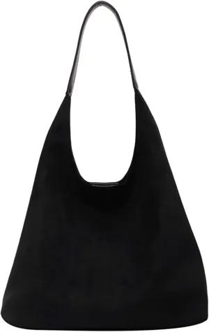 Unisex Hobo Nylon Crescent Crossbody Bag for Women Sling Shoulder Hobo Purse for Travel with Front Zipper Pocket