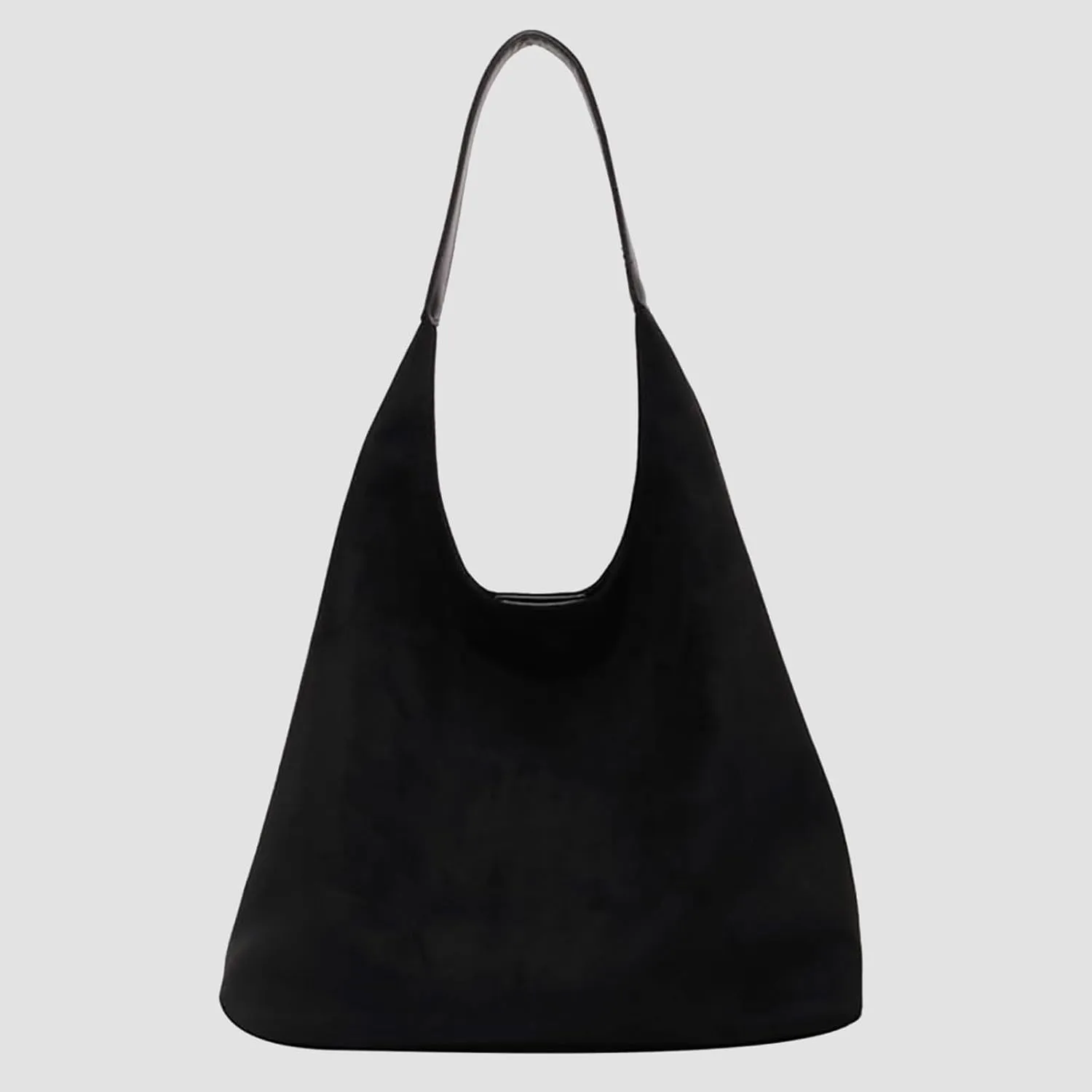 Unisex Hobo Nylon Crescent Crossbody Bag for Women Sling Shoulder Hobo Purse for Travel with Front Zipper Pocket