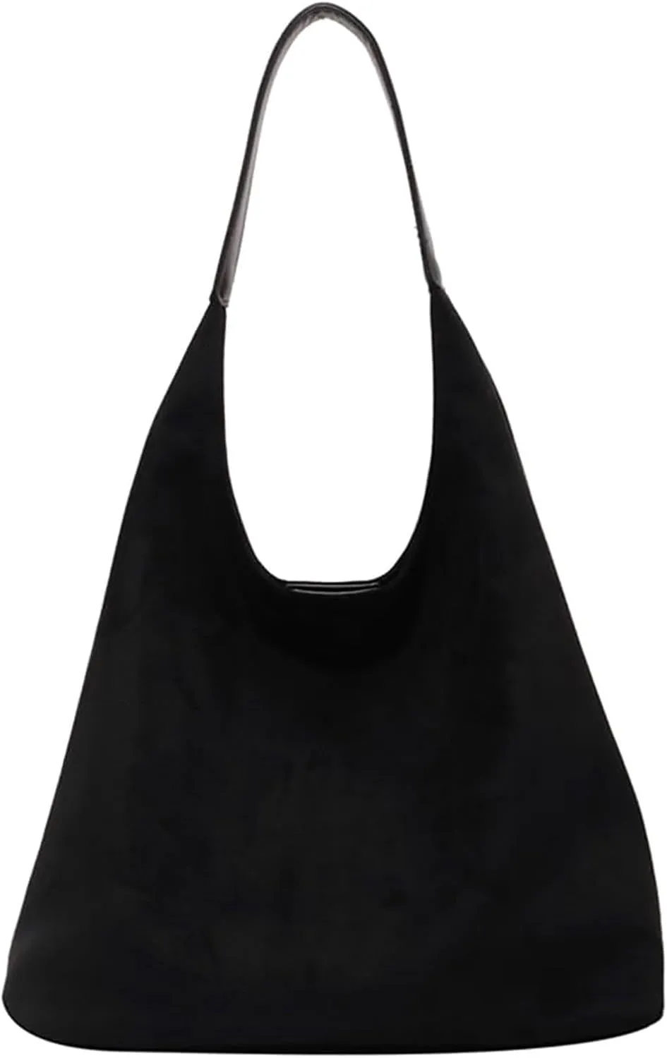 Unisex Hobo Nylon Crescent Crossbody Bag for Women Sling Shoulder Hobo Purse for Travel with Front Zipper Pocket