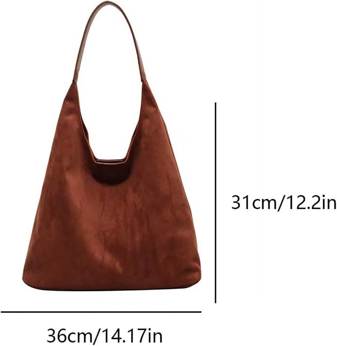 Unisex Hobo Nylon Crescent Crossbody Bag for Women Sling Shoulder Hobo Purse for Travel with Front Zipper Pocket