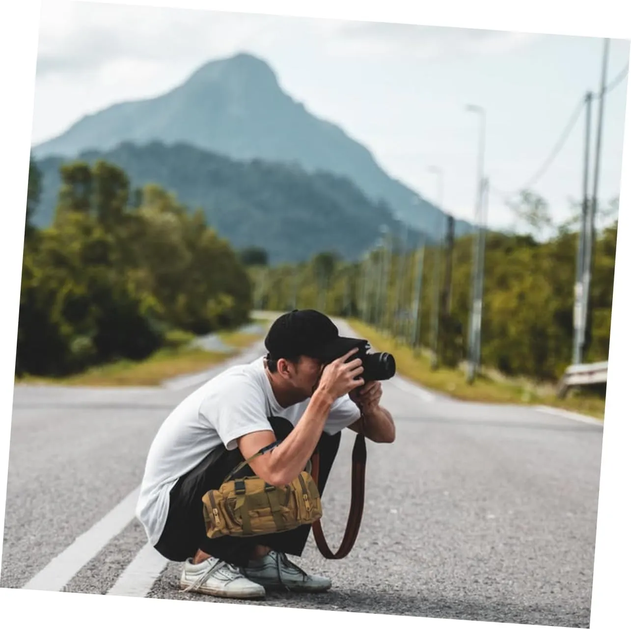 Waterproof Bag Oxford Cloth Single Shoulder Bag Outdoor Photography Pack Multi-purpose Fanny Pack Sturdy and Stylish
