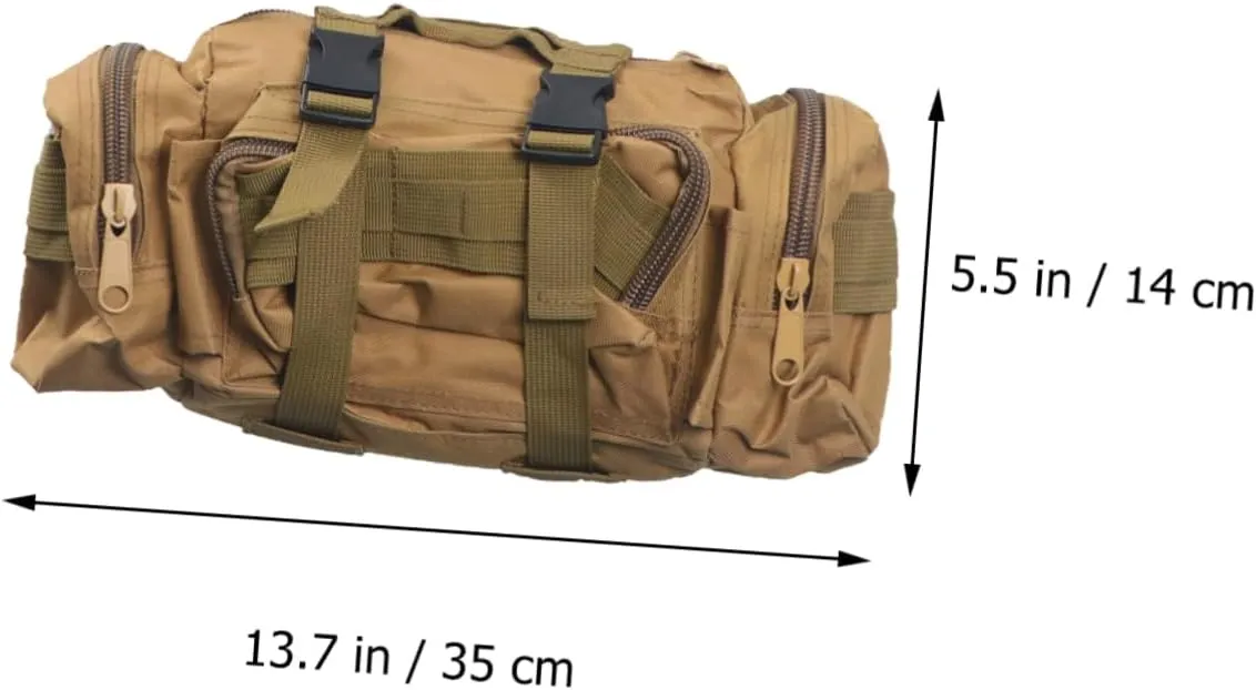 Waterproof Bag Oxford Cloth Single Shoulder Bag Outdoor Photography Pack Multi-purpose Fanny Pack Sturdy and Stylish