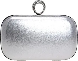 Wedding Clutch Purse for Women Formal Party Evening Bag Stylish Solid Color Handbag Prom Shoulder Bag with Chain