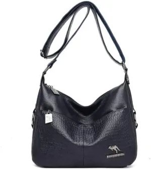 Women Handbags Shoulder Bags, Satchel Tote Bag, Luxury Handbags Women Bags Female PU Leather Messenger Bags Ladies Small Shoulder Bag (Color : Blue)