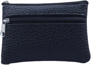 Women Men Leather Wallet Multi Functional Zipper Leather Coin Purse Card Wallet - HHmei Men's And Women's Coin Purse Card Package| 2019 Bags Women Clearance Black Under Leathers (Pink)