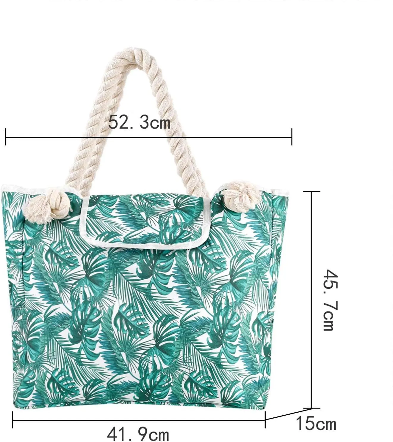 Women's Foreign Trade Multifunctional Single Shoulder Canvas Shopping Bags Leisure Vacation Beach Bag (Yellow, One Size)
