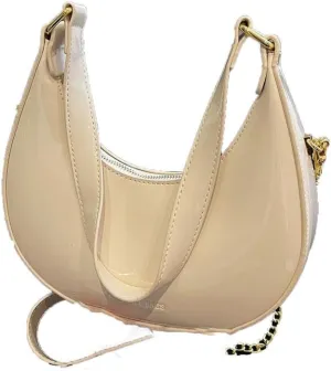 Womens Purse Shoulder Hobo Bag Faux Leather Punk Gothic Trendy Chain Crossbody Bags Little Handbags Y2K Bags