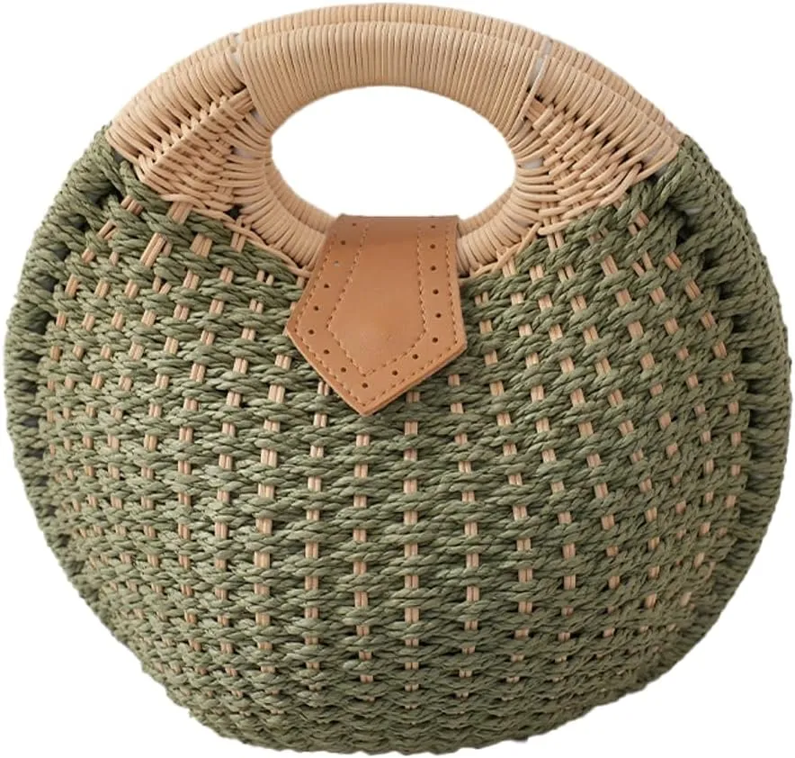 Woven Hobo Tote Bags Chic Handbag Shoulder Bag Purse Small Purse Casual Bags Large