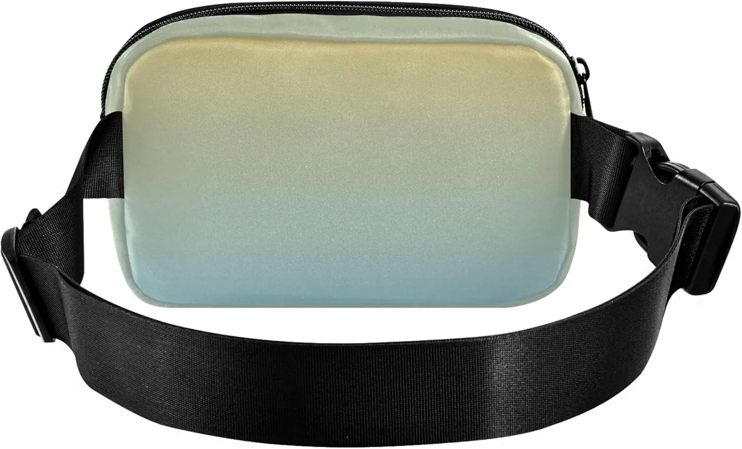 Yellow Light Sky Blue Gradient Womens Fanny Pack Waterproof Anti Theft Belt Bag Neon Crossbody Waist Purse
